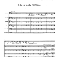 6 rätoromancische Volkslieder Op.76a - Score