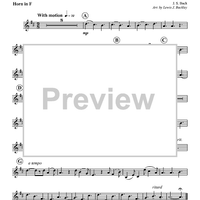 Jesu, Joy of Man's Desiring - Horn in F
