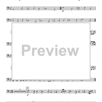 Fünffstimmigter blasender Music - Tuba