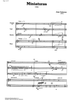 Miniatures (manuscript version) - Score