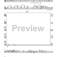 Prelude and Fugue for Cello Quartet or Choir - Cello 3