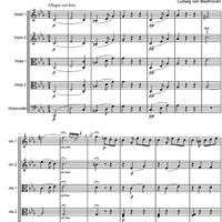 String Quintet c minor Op.104 - Score