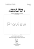Finale from Symphony No. 5 - Score