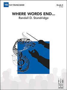 Where Words End... - Score