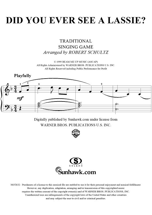 Did You Ever See a Lassie?