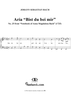 Aria "Bist du bei mir" - No. 25 from "Notebook of Anna Magdalena Bach" (1725)