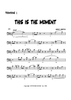 This Is The Moment - Trombone 1