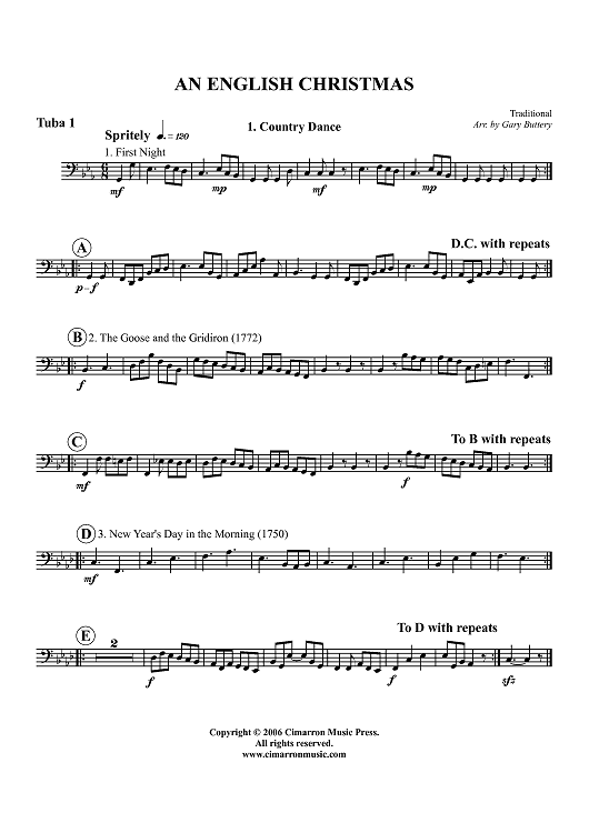 An English Christmas - Tuba 1
