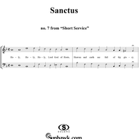 Sanctus - No. 7 from "Short Service"
