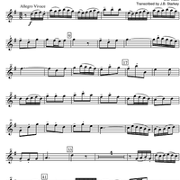 Fugue from Motet  1 - Baritone Saxophone