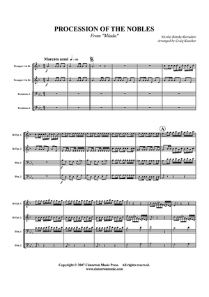 Procession of the Nobles - From "Mlada" - Score