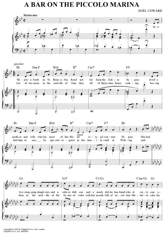 A Bar on the Piccolo Marina