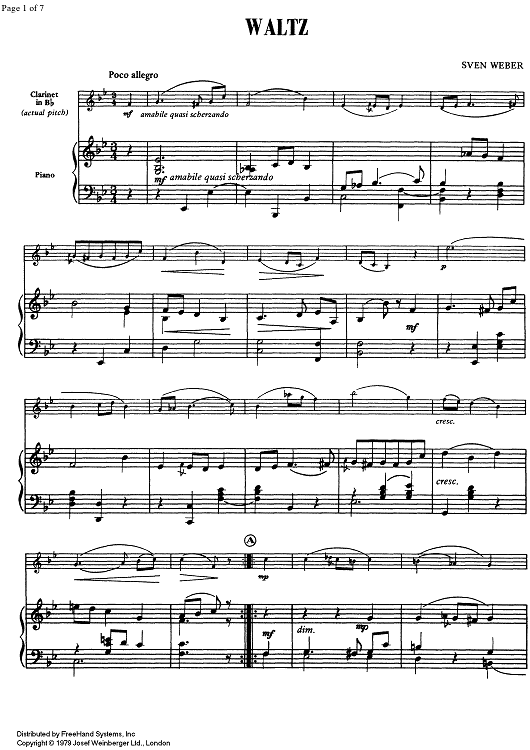 Moderate 2/4 - Waltz - Score