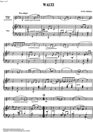 Moderate 2/4 - Waltz - Score