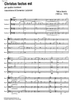 Christus factus est - Score