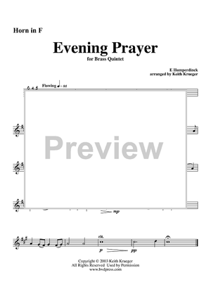 Evening Prayer - Horn