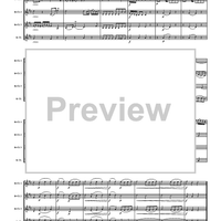 Allegro from Quartet No. 4 in C, K. 157 - Score