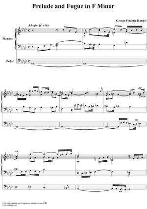 Prelude and Fugue in F Minor
