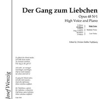 Der Gang zum Liebchen Op.48 No. 1