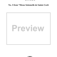 Credo, No. 3 from "Messe Solennelle de Sainte Cécile"