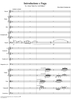 Suite No. 1 in D minor (d-moll). Movement I, Introduzione e Fuga - Full Score