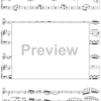 Violin Sonata in E Minor, K60 - Piano Score