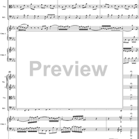 Double Clavier Concerto No. 1 in C Minor, Movement 2   (BWV 1060) - Score