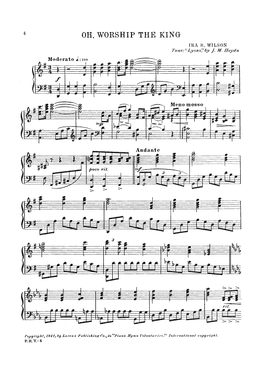 Oh, Worship The King