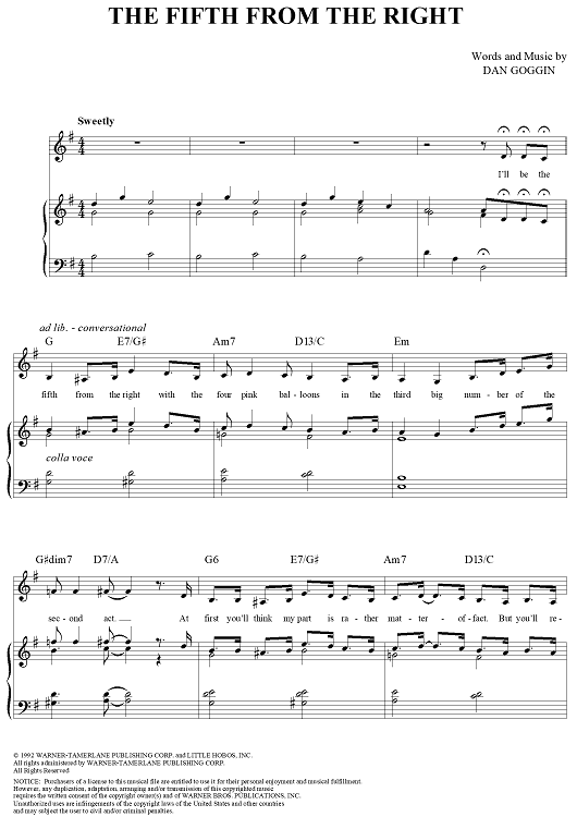 The Fifth from the Right