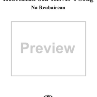 Hebridean Sea-Reiver's Song