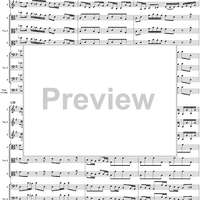 Brandenburg Concerto No. 3: Movement 1 - Score