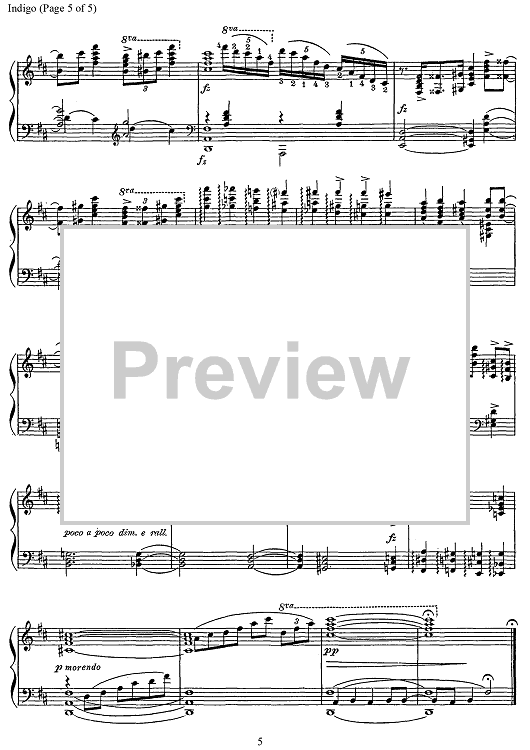 Indigo - from the Suite Three Shades Of Blue