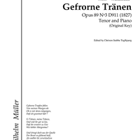 Gefrorne Tränen Op.89 No. 3 D911