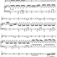 Violin Sonata in A Major, K61 - Piano Score