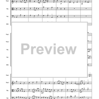 Overture and Bourrée from Il Pastor Fido - Score