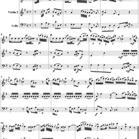 Trio in G Major Op. 3, No. 1 - Score