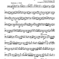 Hymns from "The Southern Harmony" for 2 Violins and Piano - Cello (for Violin 2)