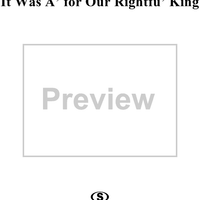 It was a' for our rightfu' King