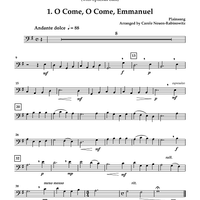 Merry Celli - Four Carols for Cello Quartet or Choir (with optional Bass) - Cello 4