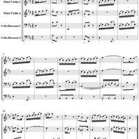 Quartet in D major - Full Score