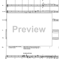 Sylvie et le paon - Score