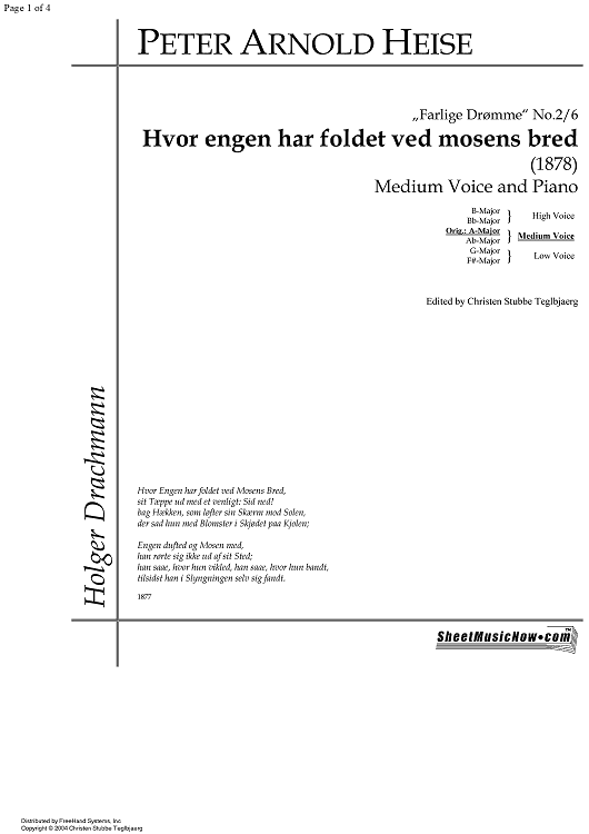 Hvor Engen har foldet, ved Mosens Bred