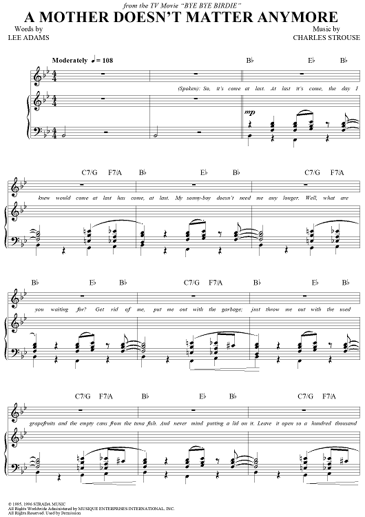 A Mother Doesn't Matter Anymore