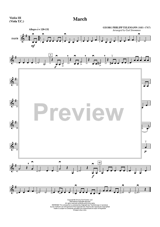 March - Violin 3 (Viola T.C.)