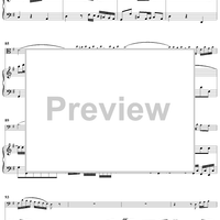 Sonata No. 1 in G Major, Movement 2 - Piano Score