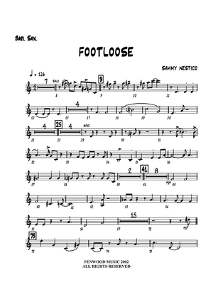 Footloose - Baritone Sax
