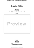 Chorus: Se gloria il crin ti cinse, No. 17 from "Lucio Silla", Act 2 - Full Score