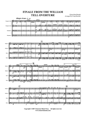Finale from The William Tell Overture - Score