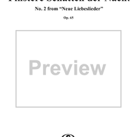 Finstere Schatten der Nacht - No. 2 from "Neue Liebeslieder" - Op. 65