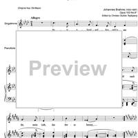 Rote Abendwolken zieh'n am Firmament Op.103 No. 8